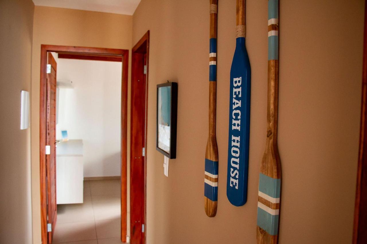 Apartamento Peixe Boi - pé na areia com vista frontal e total para o mar Barra Grande  Extérieur photo