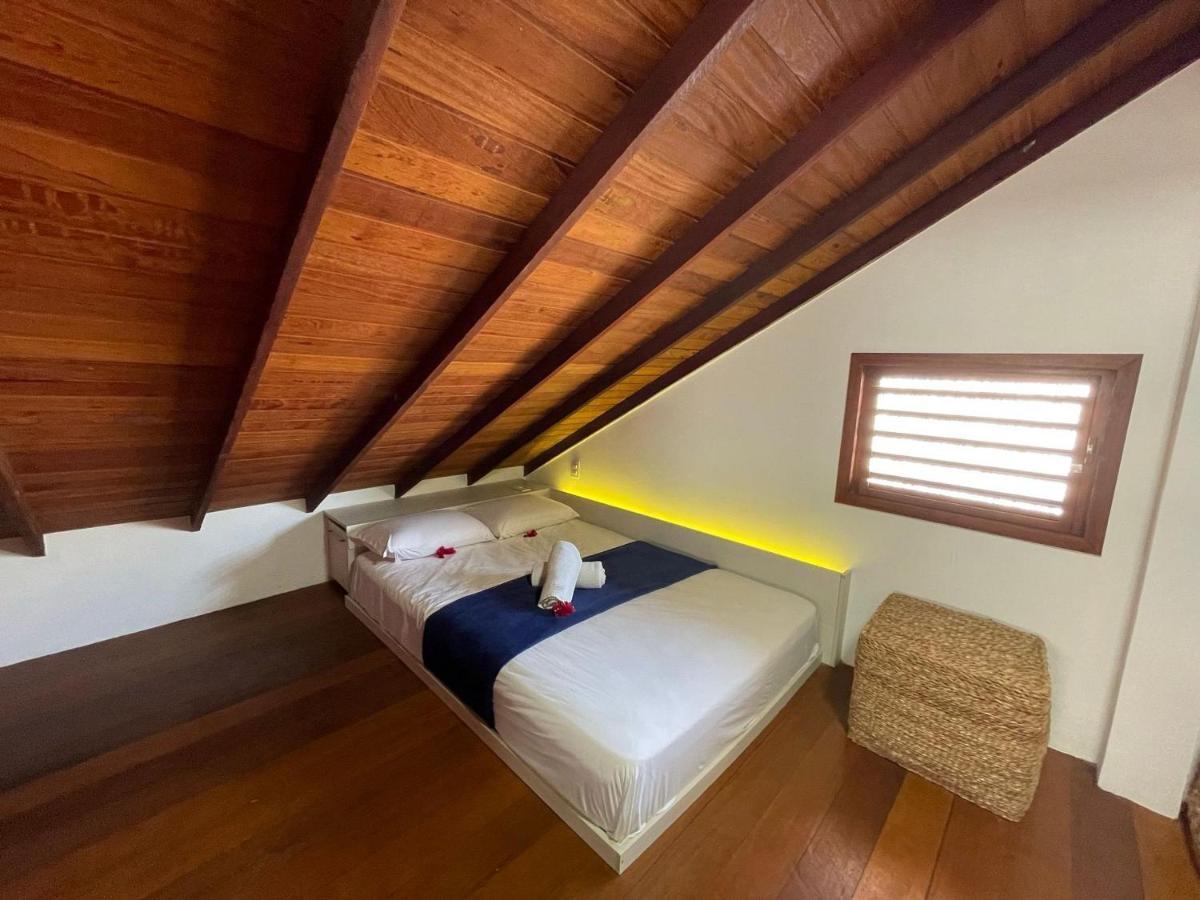 Apartamento Peixe Boi - pé na areia com vista frontal e total para o mar Barra Grande  Extérieur photo