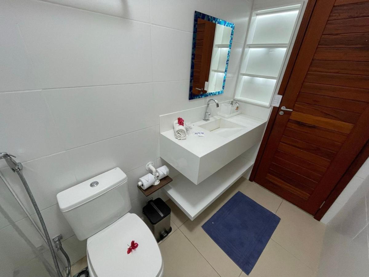 Apartamento Peixe Boi - pé na areia com vista frontal e total para o mar Barra Grande  Extérieur photo