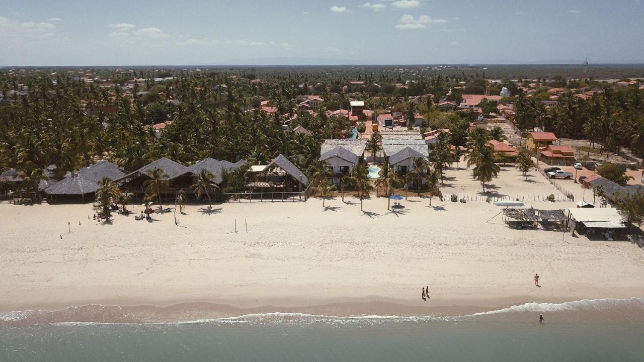 Apartamento Peixe Boi - pé na areia com vista frontal e total para o mar Barra Grande  Extérieur photo