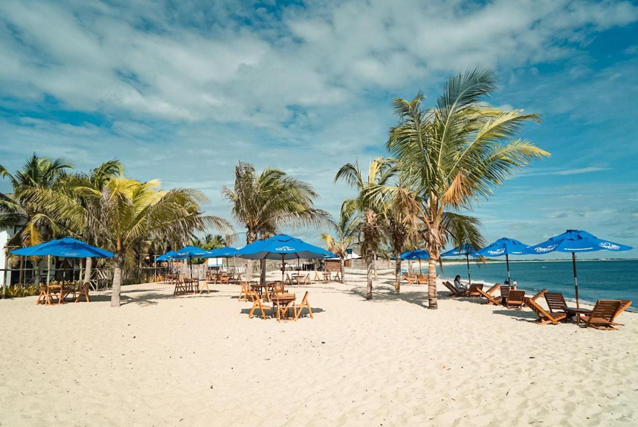 Apartamento Peixe Boi - pé na areia com vista frontal e total para o mar Barra Grande  Extérieur photo